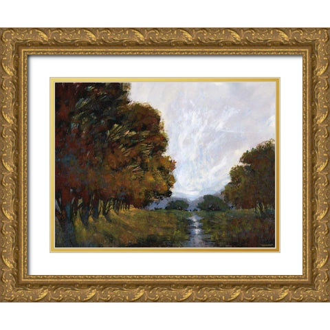 Grand Escape II Gold Ornate Wood Framed Art Print with Double Matting by Tienhaara, Michael