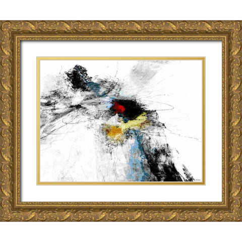 BandW II Gold Ornate Wood Framed Art Print with Double Matting by Tienhaara, Michael