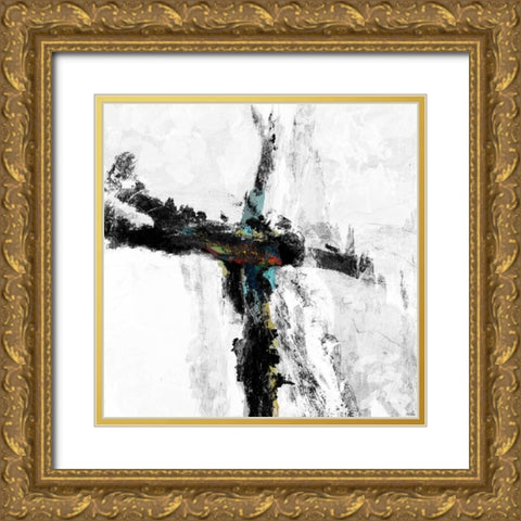 BandW IV Gold Ornate Wood Framed Art Print with Double Matting by Tienhaara, Michael