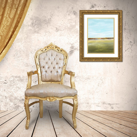 Endless Vista I Gold Ornate Wood Framed Art Print with Double Matting by Tienhaara, Michael