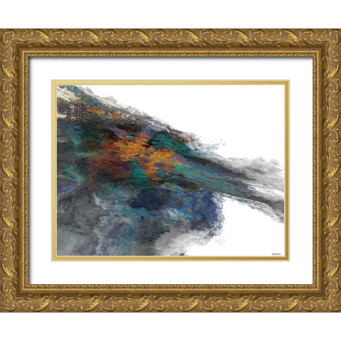 Interlude I Gold Ornate Wood Framed Art Print with Double Matting by Tienhaara, Michael