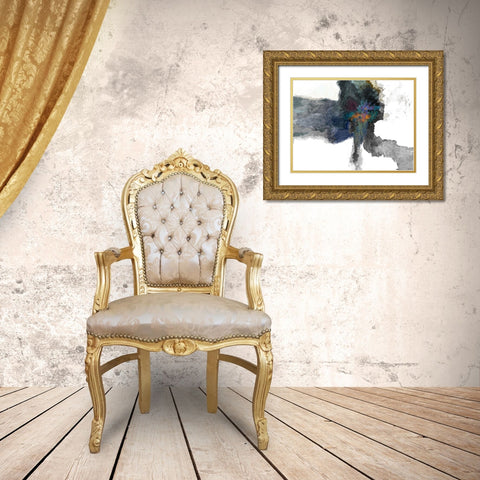 Interlude II Gold Ornate Wood Framed Art Print with Double Matting by Tienhaara, Michael