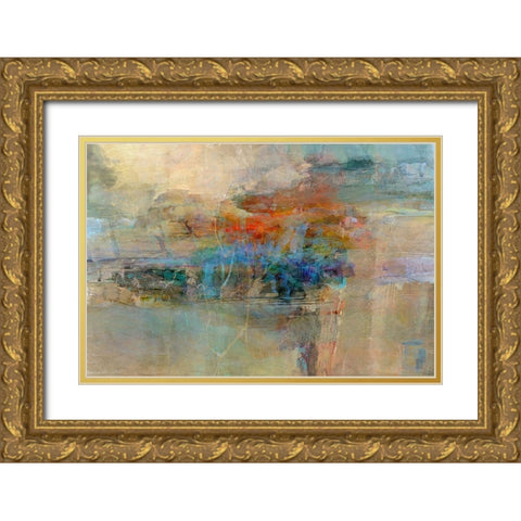 Phase V Gold Ornate Wood Framed Art Print with Double Matting by Tienhaara, Michael
