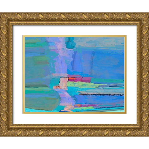 Fills III Gold Ornate Wood Framed Art Print with Double Matting by Tienhaara, Michael