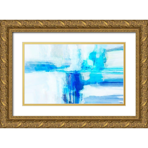 Mood Shift IV Gold Ornate Wood Framed Art Print with Double Matting by Tienhaara, Michael
