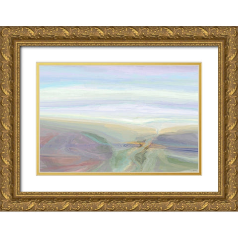 Transformative I Gold Ornate Wood Framed Art Print with Double Matting by Tienhaara, Michael