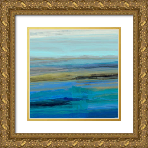 Endless I Gold Ornate Wood Framed Art Print with Double Matting by Tienhaara, Michael