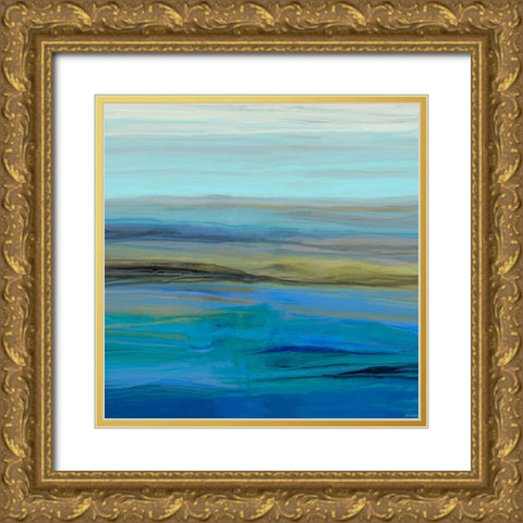 Endless II Gold Ornate Wood Framed Art Print with Double Matting by Tienhaara, Michael