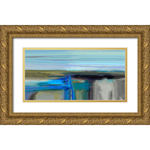 Perpetual Variation I Gold Ornate Wood Framed Art Print with Double Matting by Tienhaara, Michael