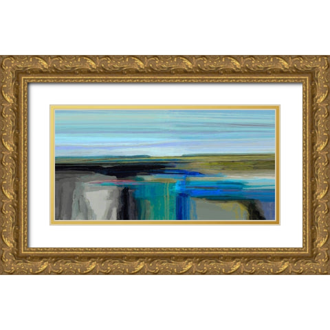 Perpetual Variation II Gold Ornate Wood Framed Art Print with Double Matting by Tienhaara, Michael