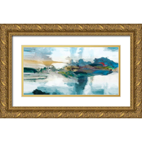 Manifestations I Gold Ornate Wood Framed Art Print with Double Matting by Tienhaara, Michael