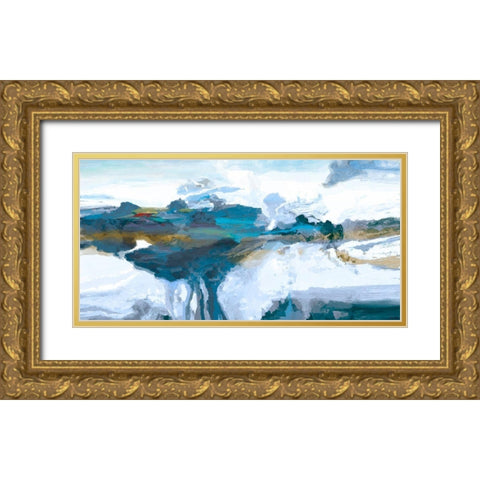 Manifestations II Gold Ornate Wood Framed Art Print with Double Matting by Tienhaara, Michael