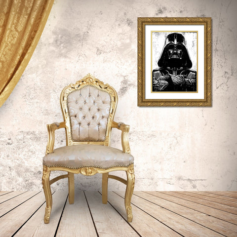 Vader Gold Ornate Wood Framed Art Print with Double Matting by Shigley, Neil