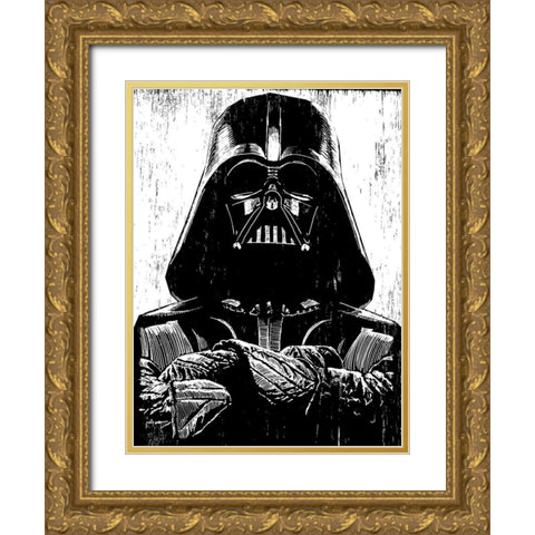 Vader Gold Ornate Wood Framed Art Print with Double Matting by Shigley, Neil