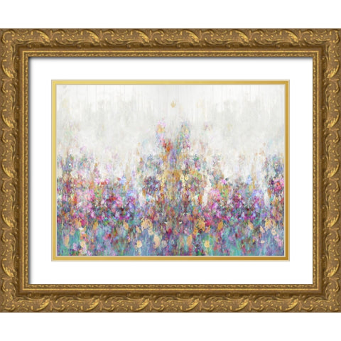 Morning Bloom Gold Ornate Wood Framed Art Print with Double Matting by Robbins, Nikki