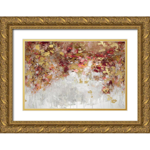 Charmed Red and Gold Gold Ornate Wood Framed Art Print with Double Matting by Robbins, Nikki