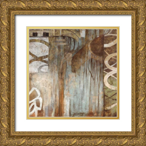 Crossroads I Gold Ornate Wood Framed Art Print with Double Matting by Stevens, Nick