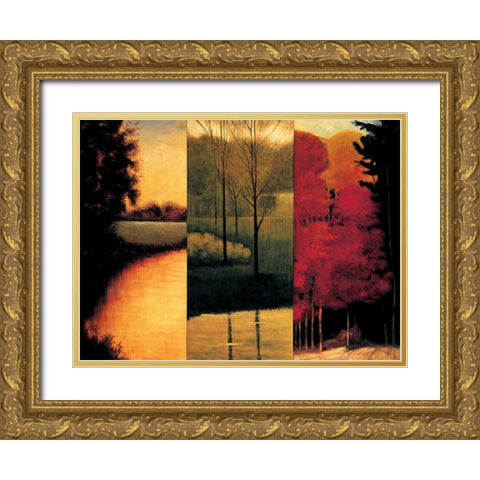 Point of View I Gold Ornate Wood Framed Art Print with Double Matting by Thomas, Neil