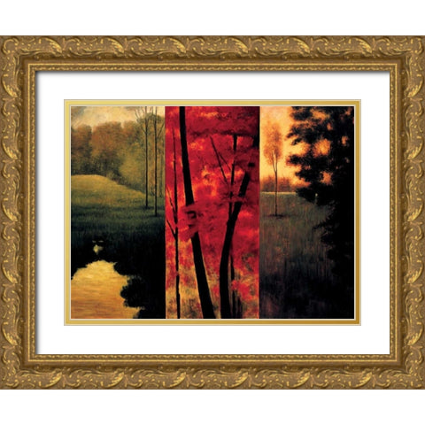 Point of View II Gold Ornate Wood Framed Art Print with Double Matting by Thomas, Neil