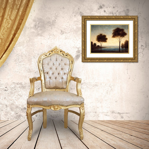 Water Dreams I Gold Ornate Wood Framed Art Print with Double Matting by Thomas, Neil