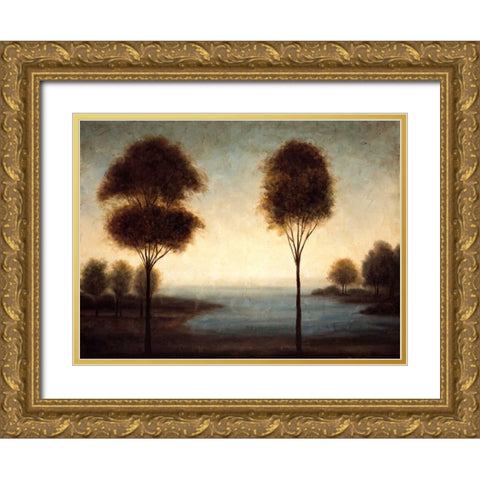 Water Dreams II Gold Ornate Wood Framed Art Print with Double Matting by Thomas, Neil
