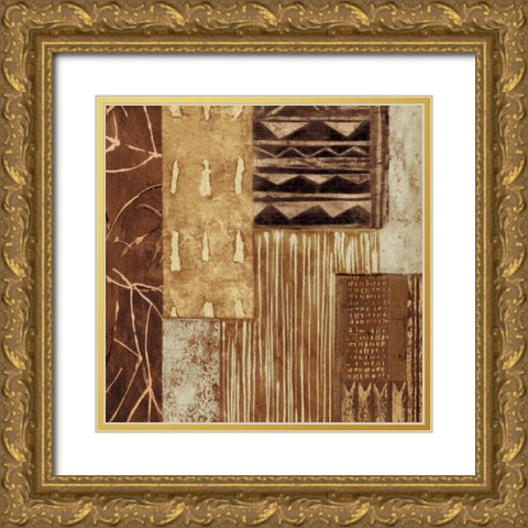 Naturally I Gold Ornate Wood Framed Art Print with Double Matting by Perry, Olivia
