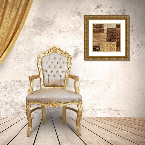 Naturally II Gold Ornate Wood Framed Art Print with Double Matting by Perry, Olivia