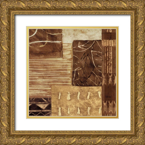 Naturally II Gold Ornate Wood Framed Art Print with Double Matting by Perry, Olivia