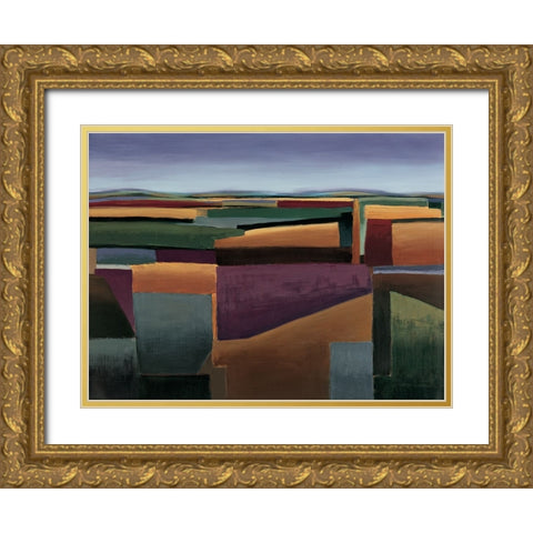 Tera II Gold Ornate Wood Framed Art Print with Double Matting by Carelli, Patricia