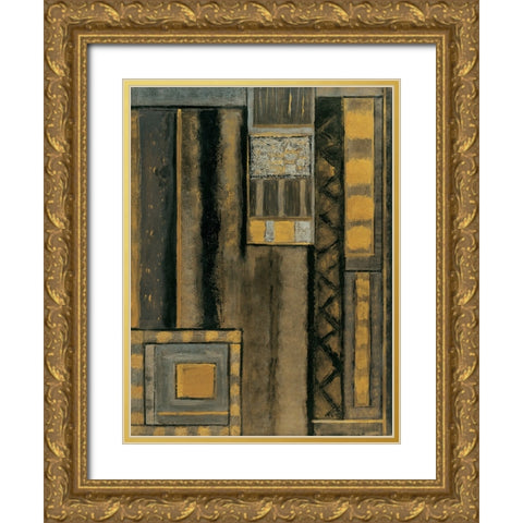 Hard Drive I Gold Ornate Wood Framed Art Print with Double Matting by Carelli, Patricia