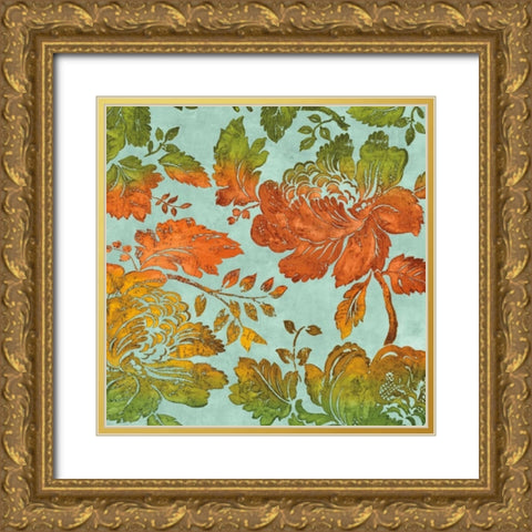 Precious II Gold Ornate Wood Framed Art Print with Double Matting by Davis, Pamela