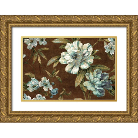 Everlasting Gold Ornate Wood Framed Art Print with Double Matting by Davis, Pamela