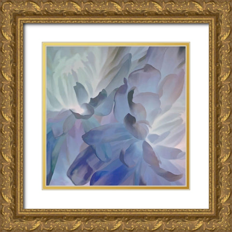 Chrysanthemum V Gold Ornate Wood Framed Art Print with Double Matting by Pollard, David