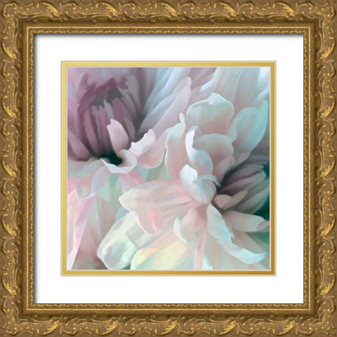 Chrysanthemum XI Gold Ornate Wood Framed Art Print with Double Matting by Pollard, David