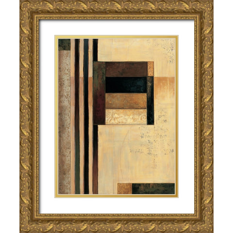 Direct I Gold Ornate Wood Framed Art Print with Double Matting by Sanderson, Paul