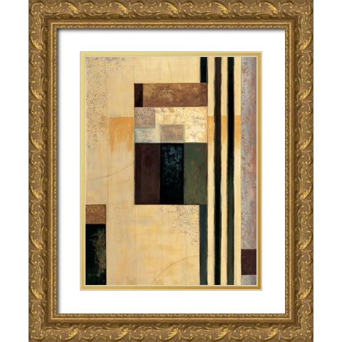 Direct II Gold Ornate Wood Framed Art Print with Double Matting by Sanderson, Paul
