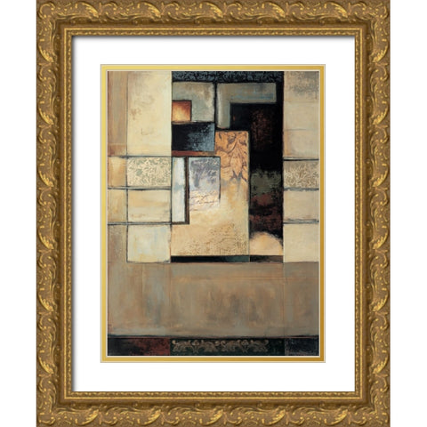 This Way I Gold Ornate Wood Framed Art Print with Double Matting by Sanderson, Paul