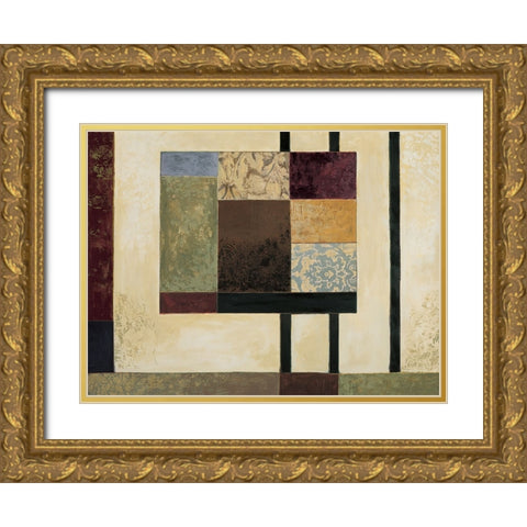 Perspective I Gold Ornate Wood Framed Art Print with Double Matting by Sanderson, Paul