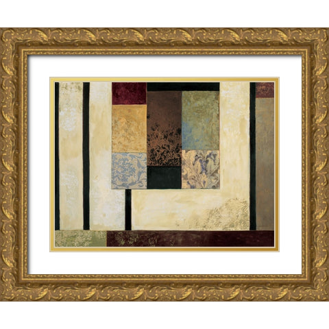 Perspective II Gold Ornate Wood Framed Art Print with Double Matting by Sanderson, Paul