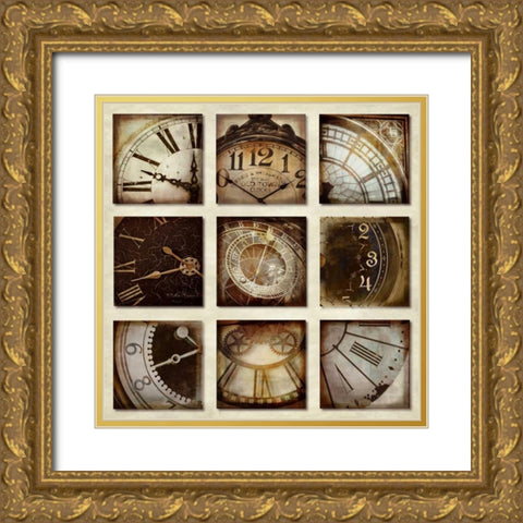 Time Has Come Today Gold Ornate Wood Framed Art Print with Double Matting by Brennan, Russell