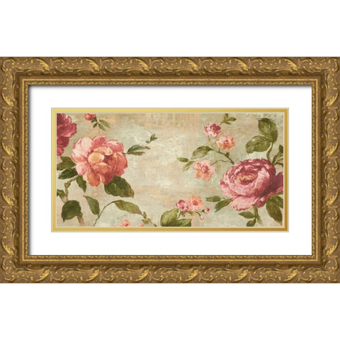Heirloom Gold Ornate Wood Framed Art Print with Double Matting by Campbell, Renee