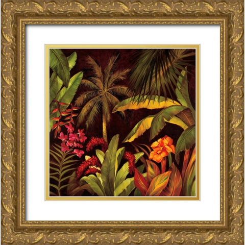 Seminyak I Gold Ornate Wood Framed Art Print with Double Matting by Jimenez, Rodolfo