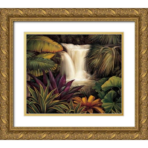 Sacred Pool II Gold Ornate Wood Framed Art Print with Double Matting by Jimenez, Rodolfo