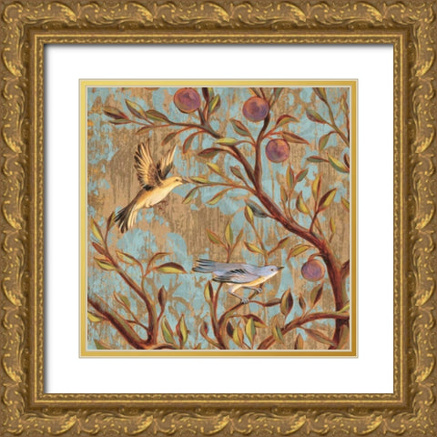 Getting Together I Gold Ornate Wood Framed Art Print with Double Matting by Jimenez, Rodolfo