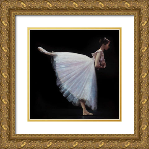 Still Gold Ornate Wood Framed Art Print with Double Matting by Di Scenza, Ron