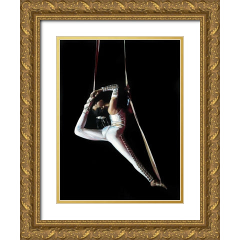 The Acrobat Gold Ornate Wood Framed Art Print with Double Matting by Di Scenza, Ron