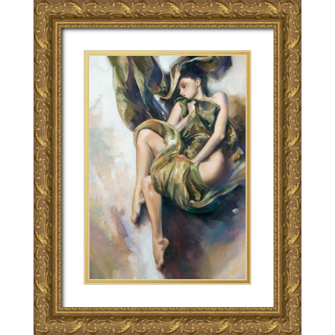 Class Act Gold Ornate Wood Framed Art Print with Double Matting by Di Scenza, Ron