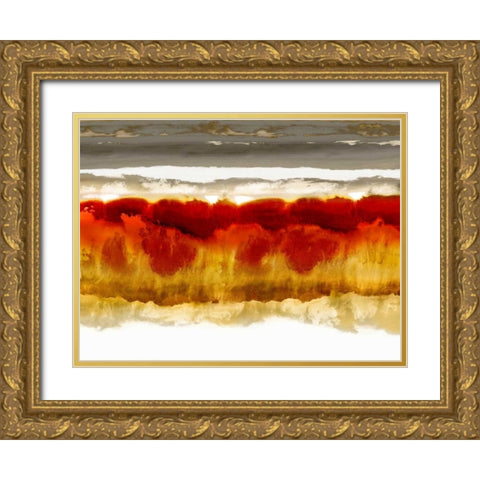 Wholeheartedly Gold Ornate Wood Framed Art Print with Double Matting by Springer, Rachel