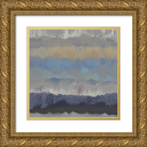 Murmur I Gold Ornate Wood Framed Art Print with Double Matting by Springer, Rachel