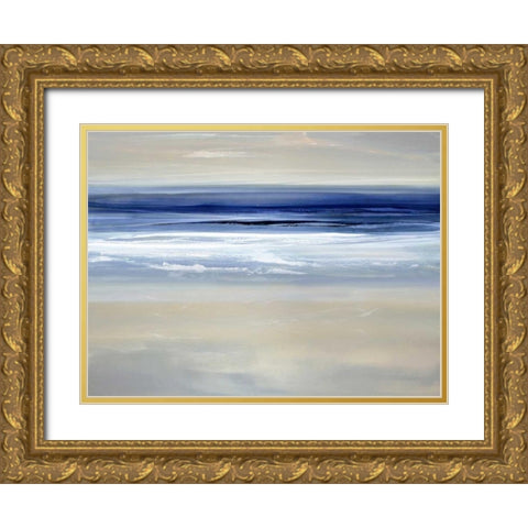 Buoyant I Gold Ornate Wood Framed Art Print with Double Matting by Springer, Rachel